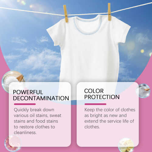 Biological Enzyme Laundry Tablets for Coffee & Tea Stains 2