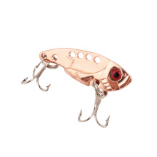 Leurres à effet visuel agressif, couleurs et motifs éclatants, spinner de pêche à corps métallique à paillettes pour la pêche au bar, nage
