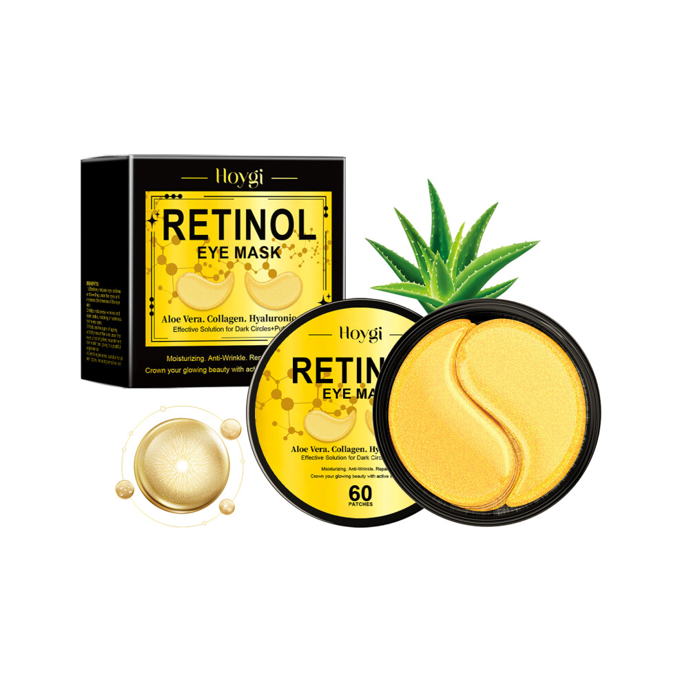 Dark Retinol Eye Mask With Collagen & Aloe Vera Repair Firming