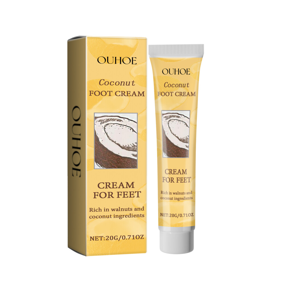 Cream Coconut Foot : Moisturizes & Restores Dry, Cracked Skin