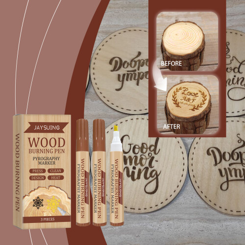 Wood Pyrography Pen for Woodworking & Label Art 1
