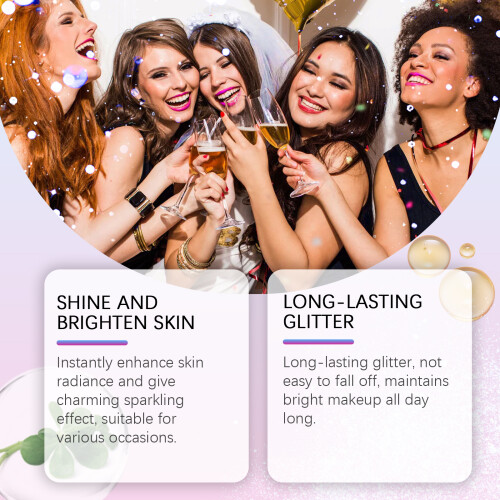 Brightening Glitter Spray: Natural Long-Lasting Highlight 2