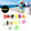Handgefertigte Angelköder für Forellen, ideales Geschenk für Angler, 20 Stück Garnelen-Swimbait-Köder, weiche Kunstköder, leuchtende 6