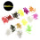 Handgefertigte Angelköder für Forellen, ideales Geschenk für Angler, 20 Stück Garnelen-Swimbait-Köder, weiche Kunstköder, leuchtende 8
