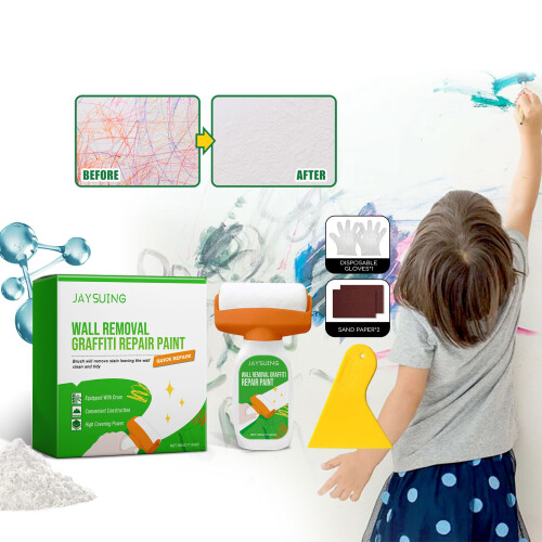 Graffiti Repair Paint - Covers Wall Stains 1