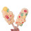 Silicone Popsicles Molds 4 Cavities Flower Shape Ices-White 7