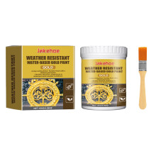 Weather-Resistant Water-Based Gold Paint for Outdoor Roman Columns