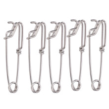 Clips de acero inoxidable para líneas de pesca para uso en agua salada, clips de pesca de línea larga anticorrosión compactos y ligeros superficie