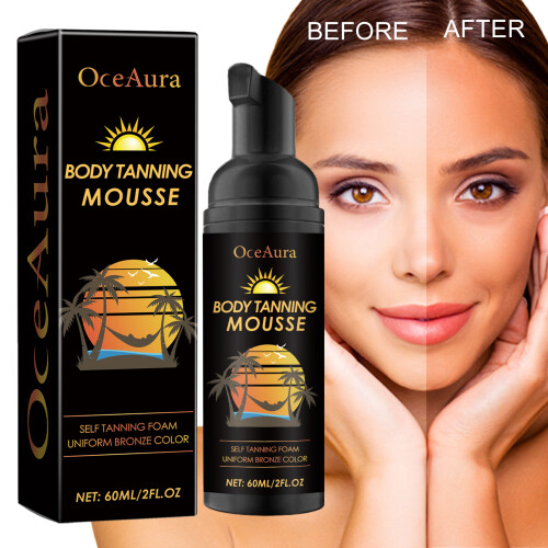 Tanning Mousse, Natural Wheat Color Moisturizing 1