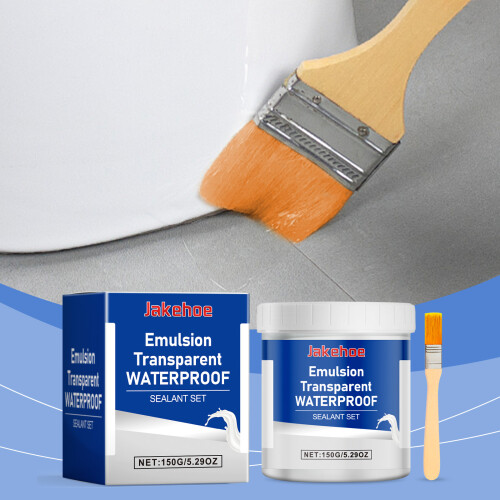 Emulsion transparenter wasserdichter Kleber, unsichtbarer Dichtstoff 1