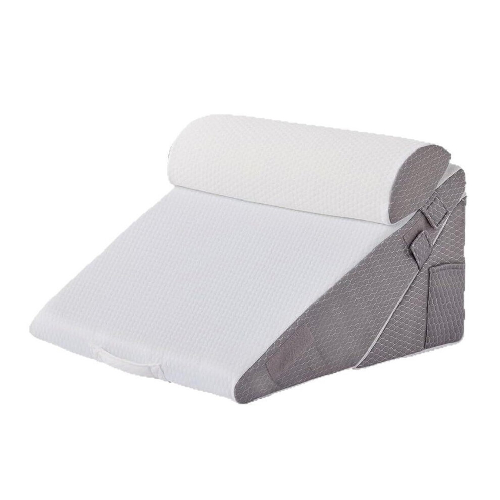 Comfortable Multifunctional Wedge Pillows Adjustable Sponge Lumbar Support Pillow Triangle Shape For Sleep Back Comfort