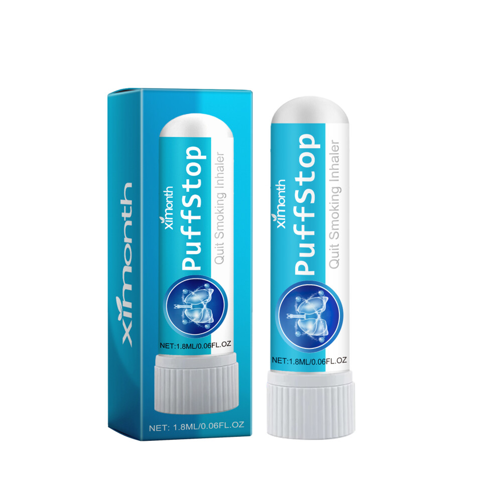 Quit Smoking Inhaler: Cessation Aid For Cough & Throat Relief Black/Lavender