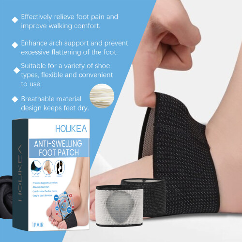 Anti-Swelling Foot Patch for Postural Support, Non-Slip Insoles 2