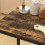 Homcom (Brown) HOMCOM 3-Piece Bar Table Set with 2 Stools, Footrest 9