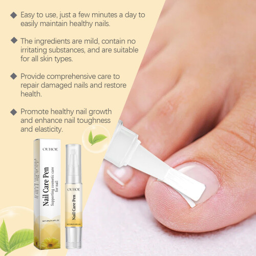 Grey Nail Care Solution: Repairs, Thickens, Moisturizes Healthy Nails 2