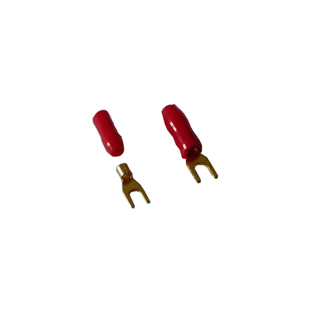 Fork Terminals 4.8 Mm Red Casing (Pack Of 50) 9119770165251