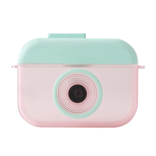 Geschenkidee für Kinder, Mädchen und Jungen – Wasserflasche mit niedlichem Muster, verstellbarem Schultergurt und auslaufsicherem Design (bunt)