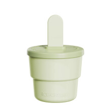 Flexible Silicone Popsicles Maker Green BPA Ice Pop Molds, Reusable, Dishwasher Safe