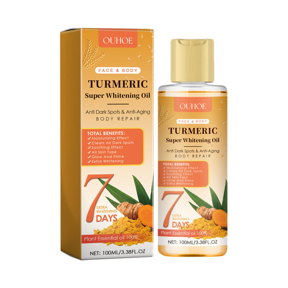 Turmeric Skin Oil for Daily Care, Tender, Moist & Non-Sticky