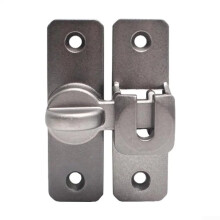 Aluminum alloy sliding door threshold with enhanced safety features (gray)