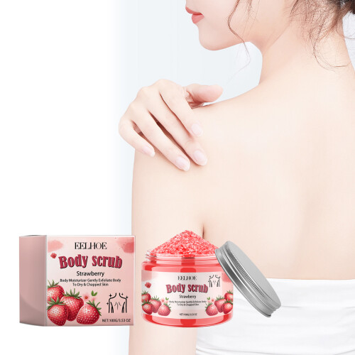 Erdbeer-Körperpeeling zur Peeling- und Hautpflege 1