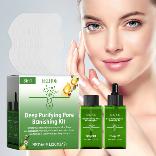 Pore Minimizing Kit: Cleansing Blackhead Remover & Moisturizing 1