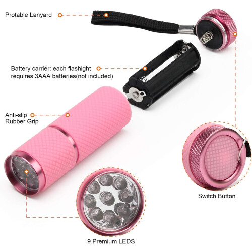 Adventure's Ally, Ανθεκτικά Φώτα LED, Συμπαγής και Βολικός Φακός με Επικάλυψη από Λάστιχο 2