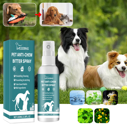 Pet Chewing Spray, Prevent Cat/Dog Scratching 1