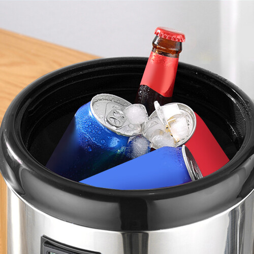 12L Insulated Drink Refrigerator With Whirling Handle-12L 2
