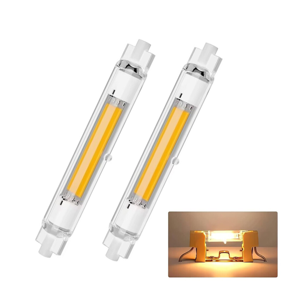 R7s Led 118Mm Dimmable, 30W R7s Led Replacement For 300W Halogen, 3000K Warm 2Pc White 9119770165152