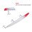 Δόλωμα ψαρέματος Minnow Shadow Wrap, Wounded Baitfish Wiggle, Castable Design, Αντιδιαβρωτικό, Ανθεκτικό και 8