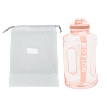 Wasserflasche, BPA-frei, umweltfreundlich, großes Fassungsvermögen, mit Zeitanzeige, Tragegriff, auslaufsicher, spülmaschinenfest, ideal für