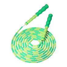 Balance Fitness Perlen Springseil, verstellbare Länge, rutschfester Griff aus weichem Gummi, verwicklungsfreies Seil mit langer Haltbarkeit für