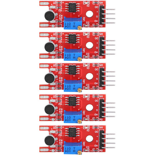 Sound Sensor Module Ultra Small Microphone Amplifier For Robot 5Piece Pack 1