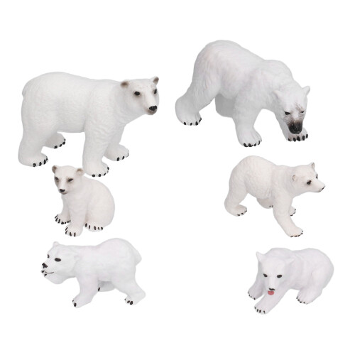 Lebensechte Weißer Bär Modell Pädagogisches Ozean 2