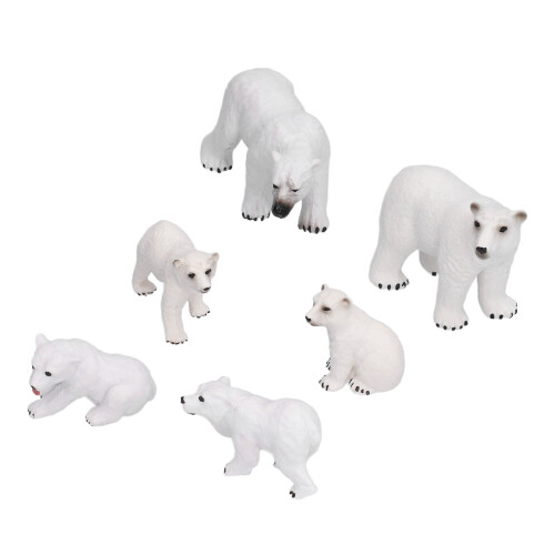 Lebensechte Weißer Bär Modell Pädagogisches Ozean 1