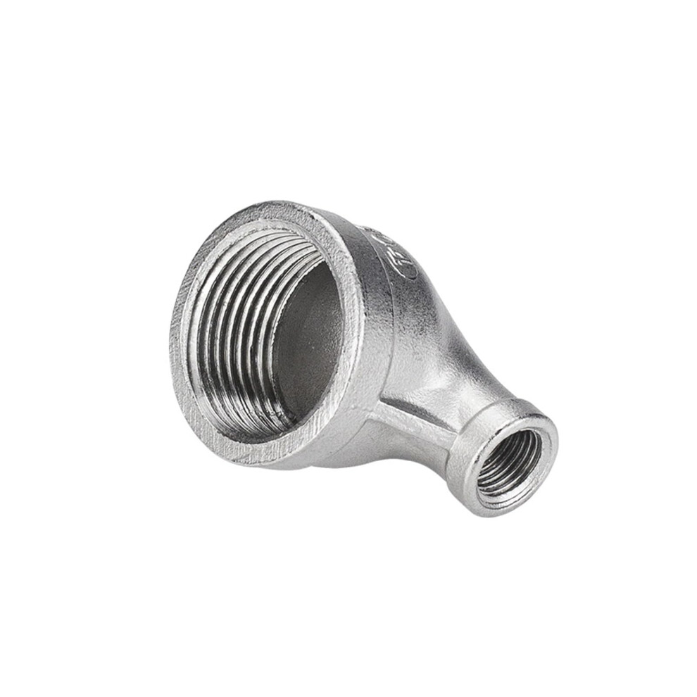 Reducing Elbow Stainless Steel 304 Npt Right Angle 90 Degree Thread Adapter G11/2 To G1/2 1 Inch 9339159726082