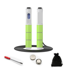 Verwicklungsfreies Springseil für Cardio und Schnelligkeit, Fitness-Springseil mit beschwertem Griff, intelligentes Springseil mit klarem