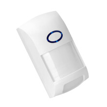 1 Piece Intelligent Infrared Person Sensor with Acoustic Alarm, Detection Angle for Easy Installation in Your Home
