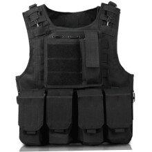 Plate Carrier Vest  Adjustable Lightweight Security Vest With Quick Release For Airsoft Training And Outdoor Games