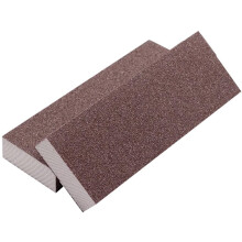 200 mm extra long sanding sponge block – 2/5/10 pieces, 120240 grit, wet/dry sanding tool for wood, metal, plastic (120 grit 2 pcs).
