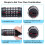 Ασφαλής κλειδαριά ποδηλάτου, υψηλής ασφάλειας 5 ψηφίων με δυνατότητα επαναφοράς, 8