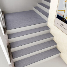 Stair Mats NonSlip SelfAdhesive For Wood Stairs Greyish Blue 15 Pcs Safety Mats For Seniors And Children