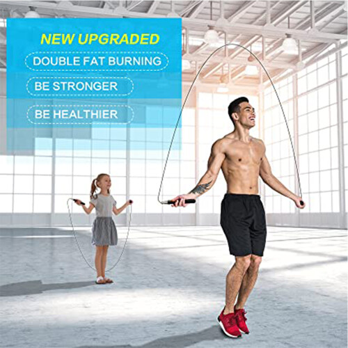 Σχοινί άλματος Cardio Boxing, Βοηθά στην απώλεια βάρους με σχοινάκι, Ρυθμιζόμενο σχοινί 2