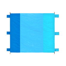 Beach Blanket Sand Free Durable Camping Mat Picnic-L Tricolor