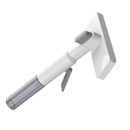 Mini Mop Sponge Mop With Wring Function And Automatic Cloth Change,  Absorbent For Household And Bathroom White