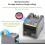 Automatic tape cutting machine, office tape cutter, manual and automatic mode, digital display, automatic 4