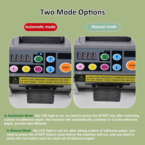Automatic tape cutting machine, office tape cutter, manual and automatic mode, digital display, automatic 1