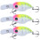 Δόλωμα Crankbait για ψάρεμα λαβρακιού, με αιχμηρό αγκίστρι και αρθρωτό Shad Rap, με σώμα 6