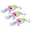 Δόλωμα Crankbait για ψάρεμα λαβρακιού, με αιχμηρό αγκίστρι και αρθρωτό Shad Rap, με σώμα 3